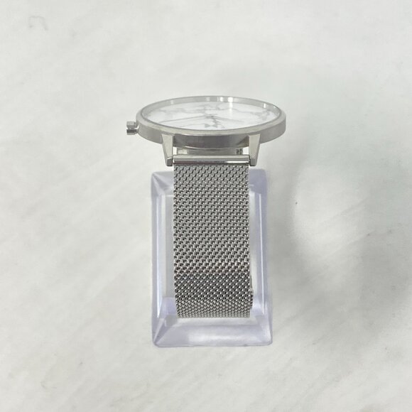 MVMT Watch Women 38mm Silver Tone Marble Dial Mesh Band New Battery main image 13